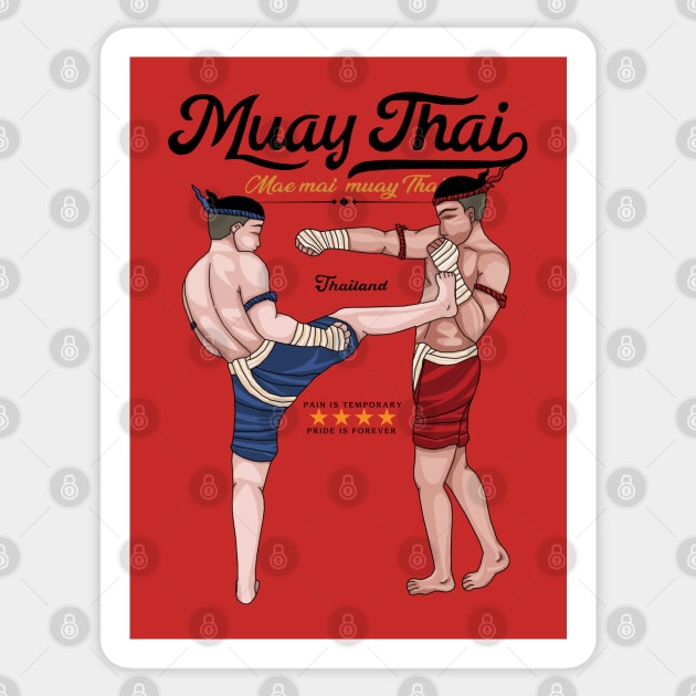 Mae Mai Muay Thai Sticker by KewaleeTee